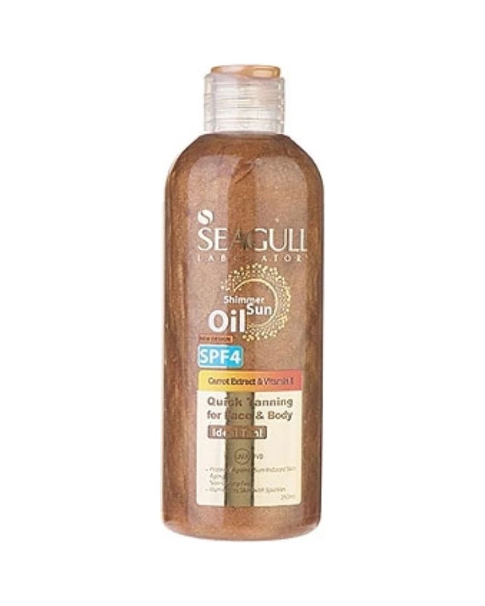 روغن برنزه کننده و ویتامینه سی گل 250ml