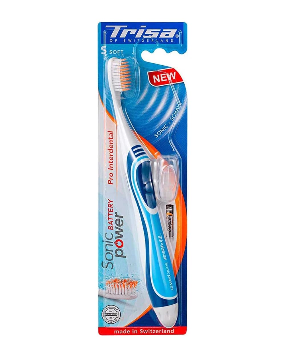 مسواک ویبراتور با برس نرم سونیک پاور Pro Interdental تریزا