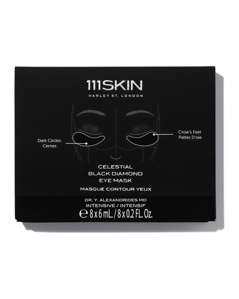 Celestial Black Diamond Eye Mask