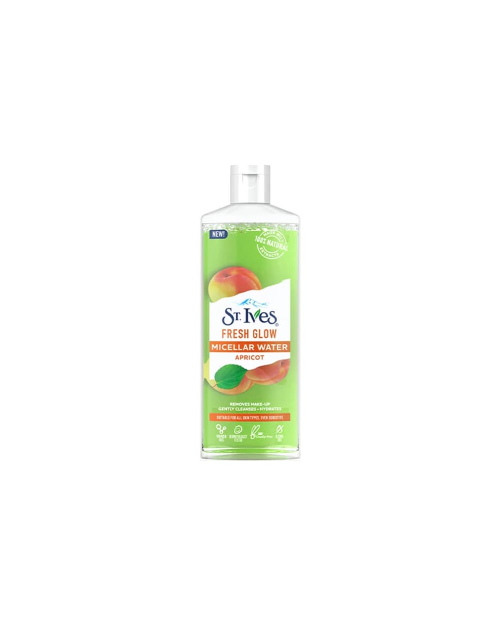 میسلار واتر پاک‌کننده و درخشان‌کننده با عصاره زردآلو سینت ایوز مدل Fresh Glow