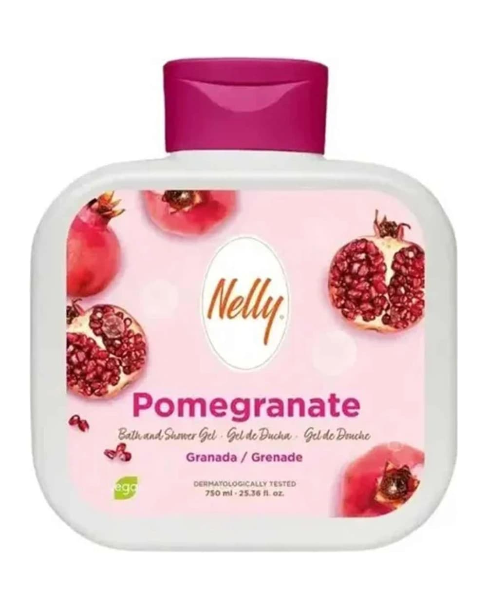 شامپو بدن با رایحه انار نلی مدل Pomegranate