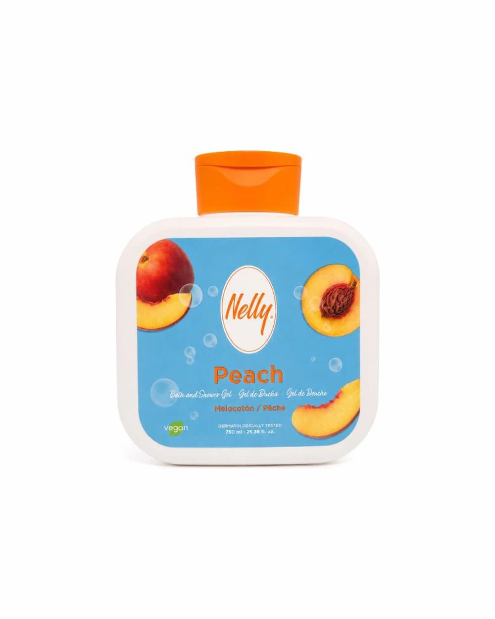 شامپو بدن با رایحه هلو نلی مدل Peach