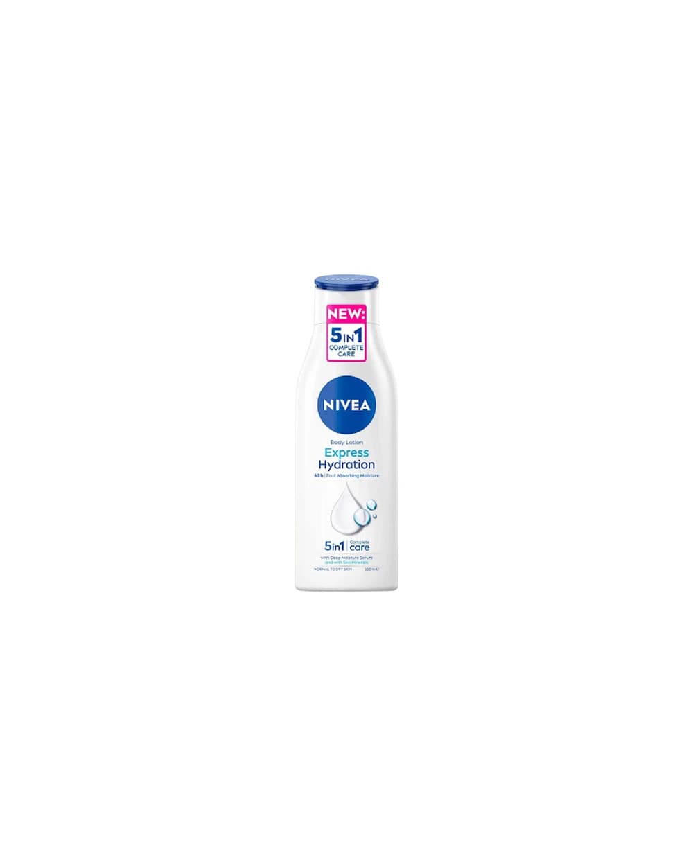 لوسیون آبرسان حاوی مواد معدنی دریایی مناسب پوست معمولی تا خشک نیوآ مدل Express Hydration
