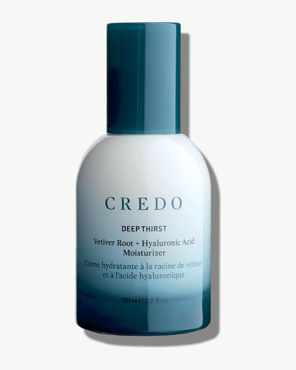 Deep Thirst Vetiver Root + Hyaluronic Acid Moisturizer for Dry Skin