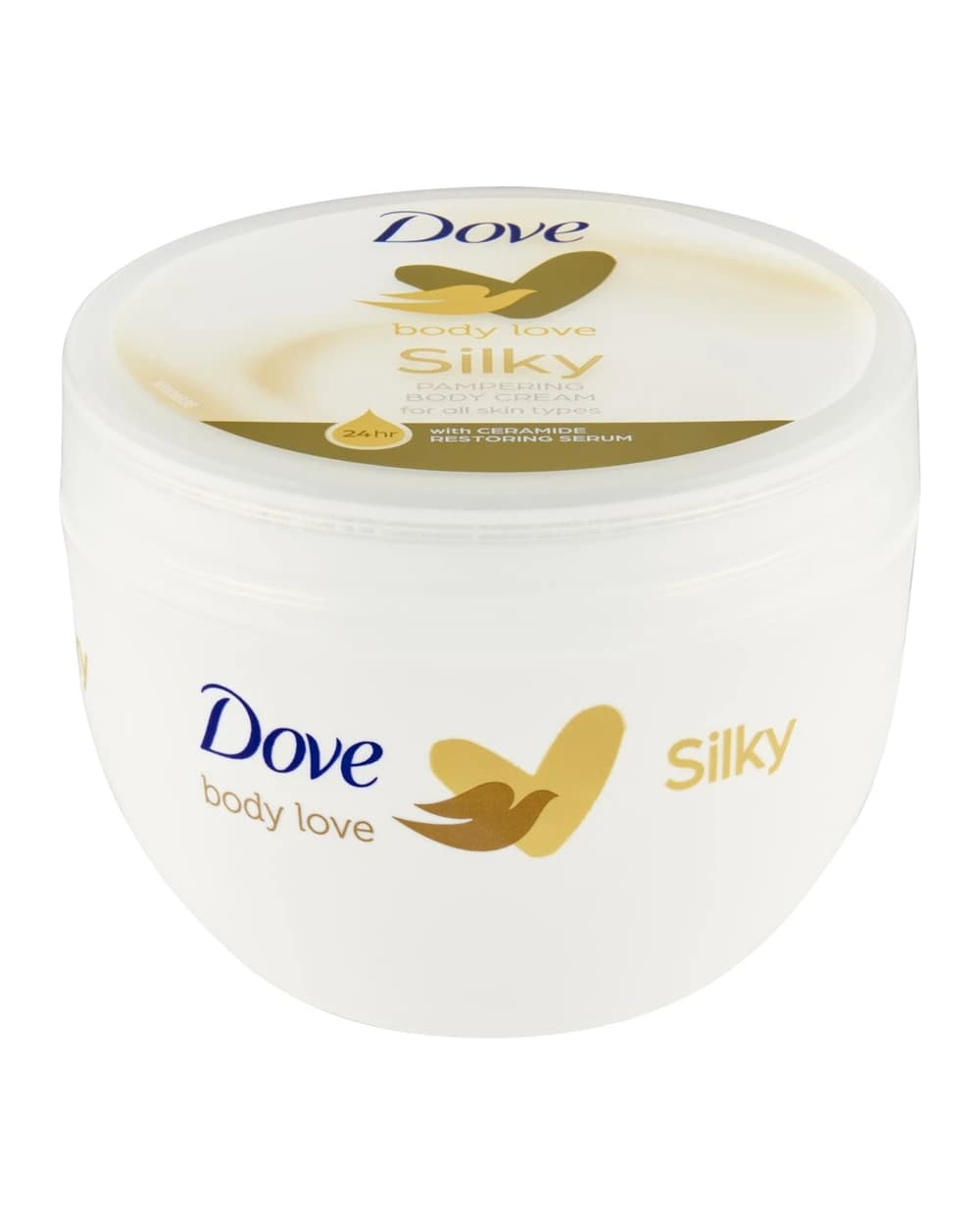 کرم مرطوب کننده مناسب برای انواع پوست داو مدل Body Silky