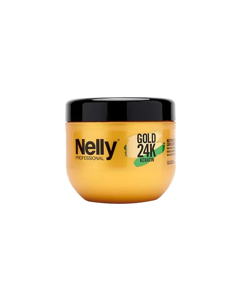 ماسک ترمیم‌کننده موی کراتین گلد نلی مدل Gold 24K Keratin Hair Mask