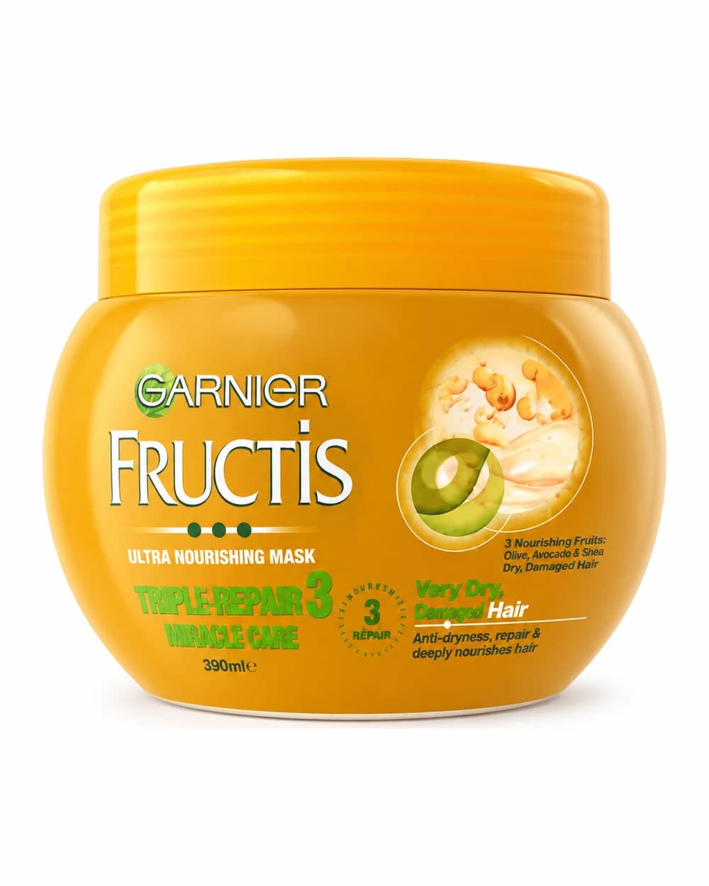 ماسک مو تغذیه‌کننده قوی فروکتیس گارنیه مدل Ultra Nourishing Mask