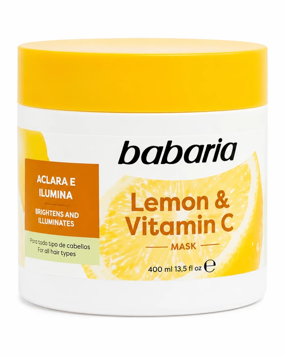 ماسک مو حاوی لیمو و ویتامین C باباریا مدل Lemon & Vitamin C