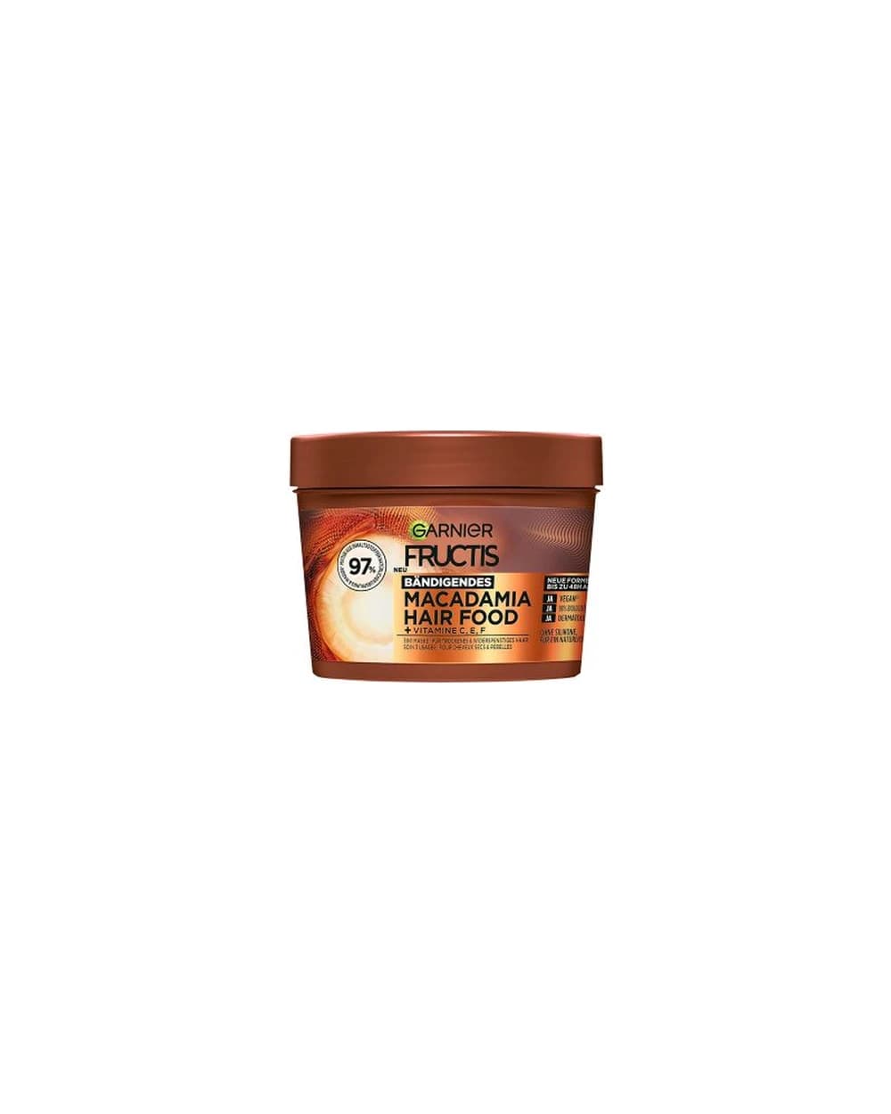 ماسک مو نرم کننده و آبرسان عصاره ماکادمیا گارنیه مدل Fructis
