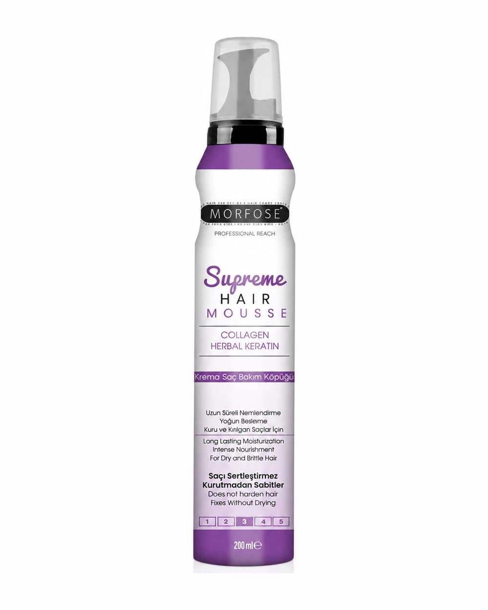 موس موی مراقبتی حاوی کلاژن و کراتین مورفوس مدل Collagen & Herbal Keratin