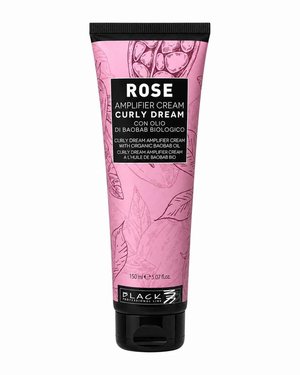 کرم حالت دهنده موهای فر بلک پروفشنال لاین مدل Rose Amplifier Cream