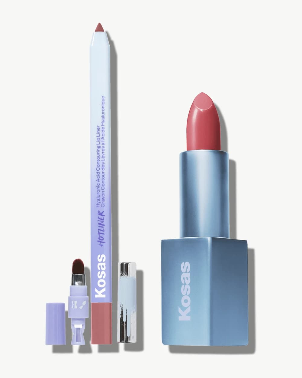 Kosas Rosewater Lip Set