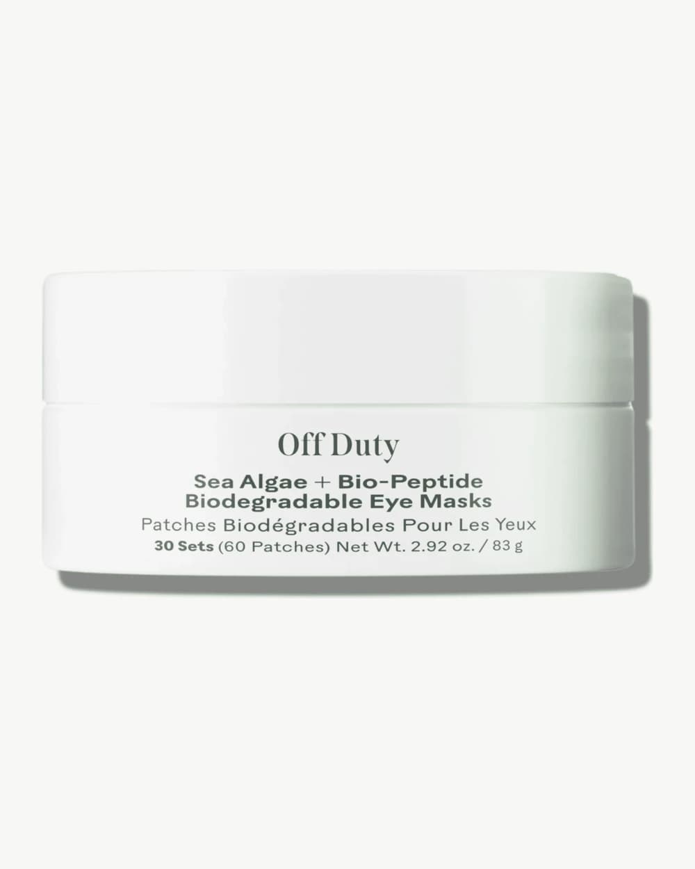 OffDuty™ Sea Algae + Bio-Peptide Smoothing Biodegradable Eye Masks