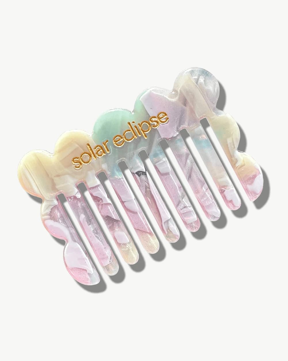 Purse Scalloped Small Hair Comb