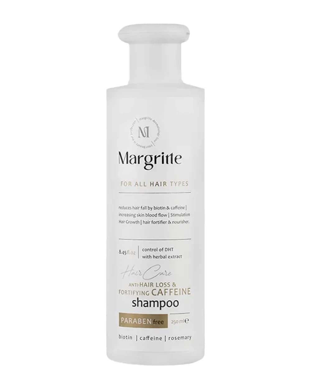 شامپو تقویتی و ضد ریزش کافئین مارگریت 250ml