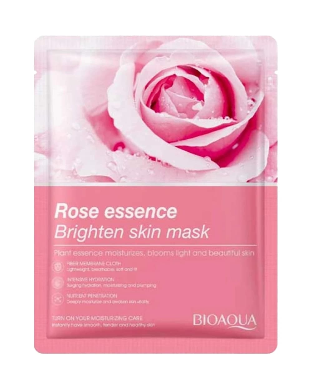 ماسک صورت روشن کننده بایوآکوا گل رز 25g