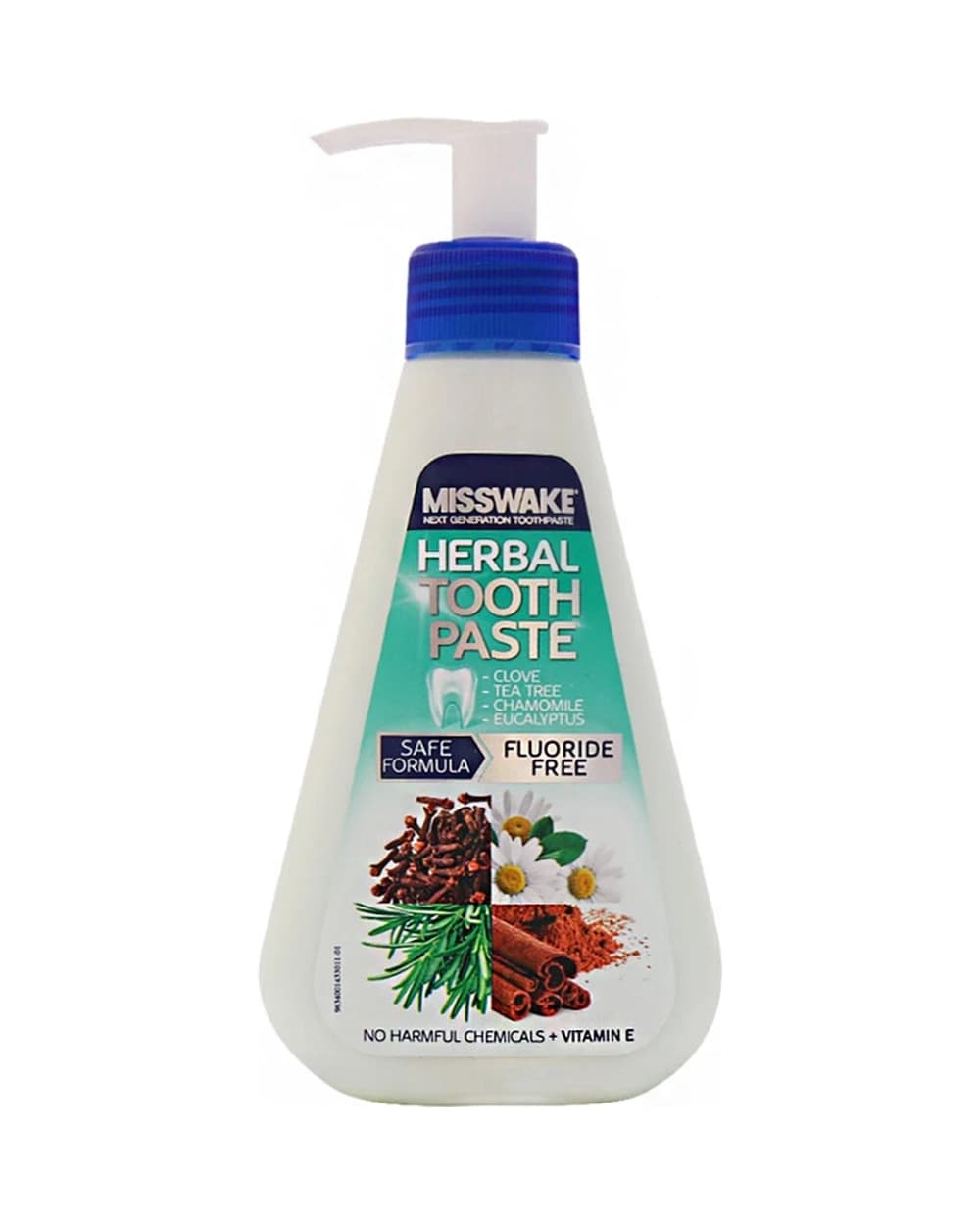 خمیر دندان پمپی گیاهی بدون فلوراید میسویک 185ml