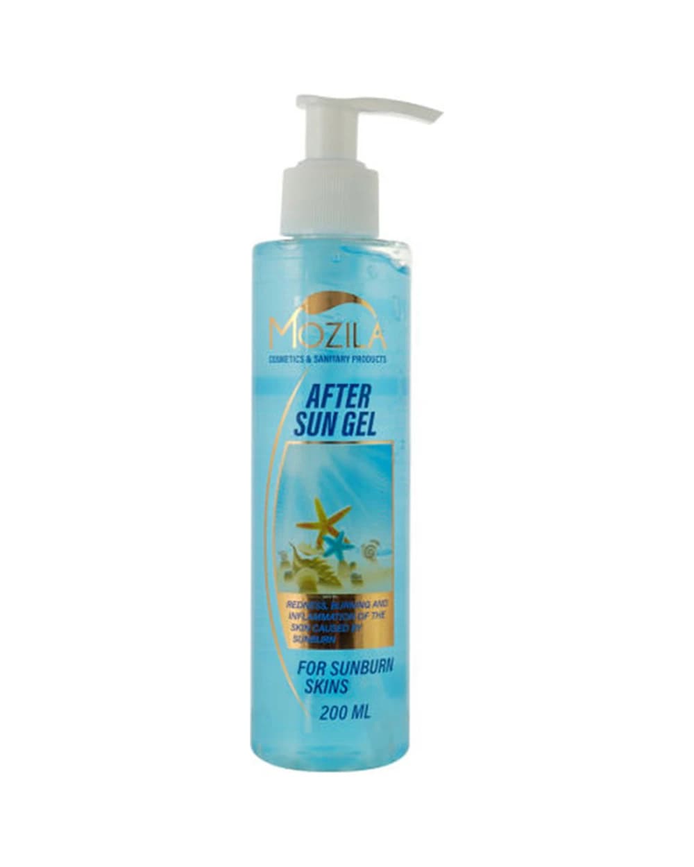 ژل افترسان پوست آفتاب سوخته موزیلا 200ml