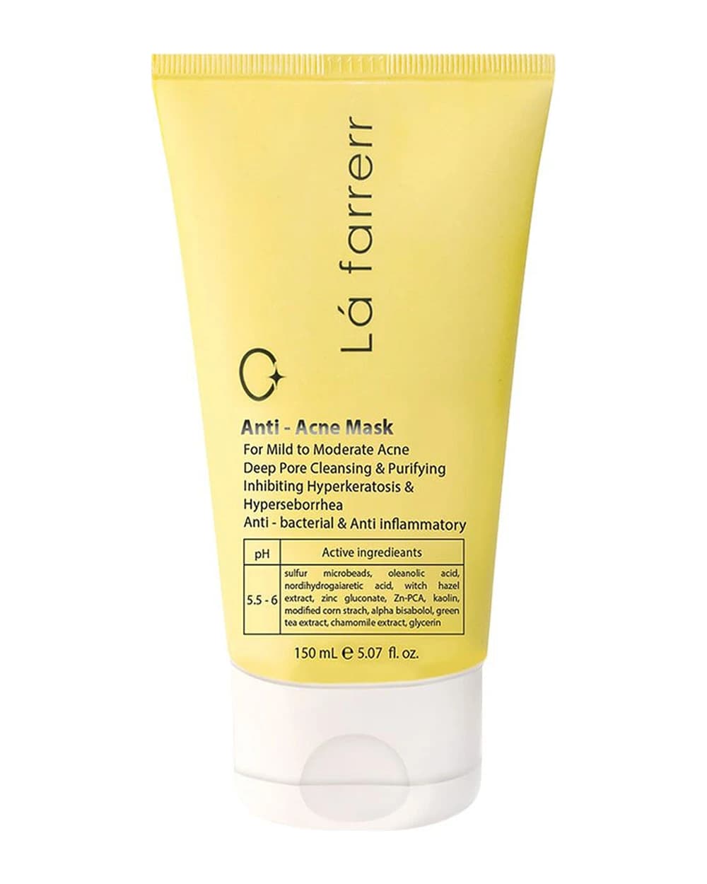 ماسک صورت ضد آکنه لافارر 150ml