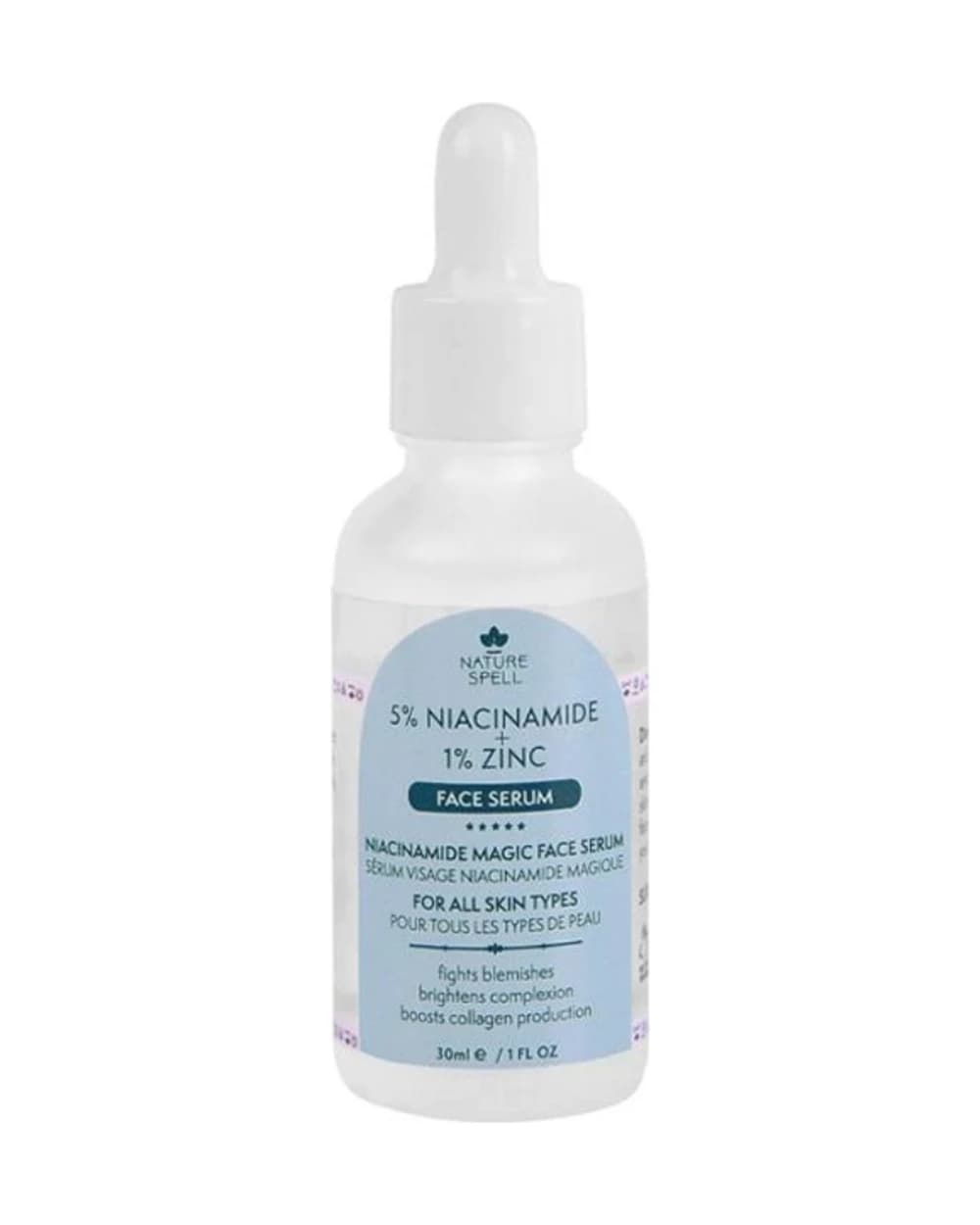 سرم ضد جوش نیاسینامید 5% و زینک 1% نیچر اسپل 30ml
