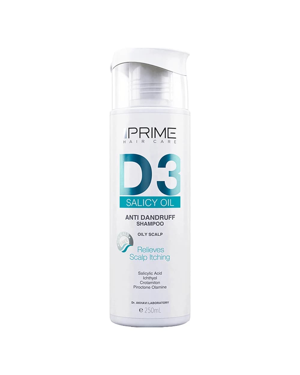 شامپو ضد شوره پوست سر چرب D3 پریم 250ml