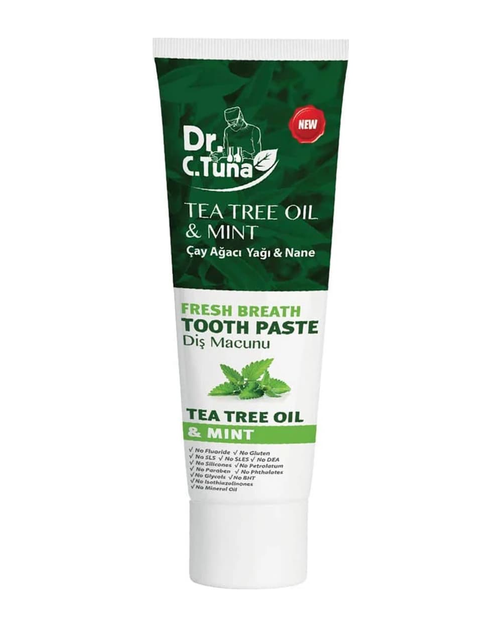 خمیر دندان Tea Tree & Mint دکتر سی تونا فارماسی 112gr