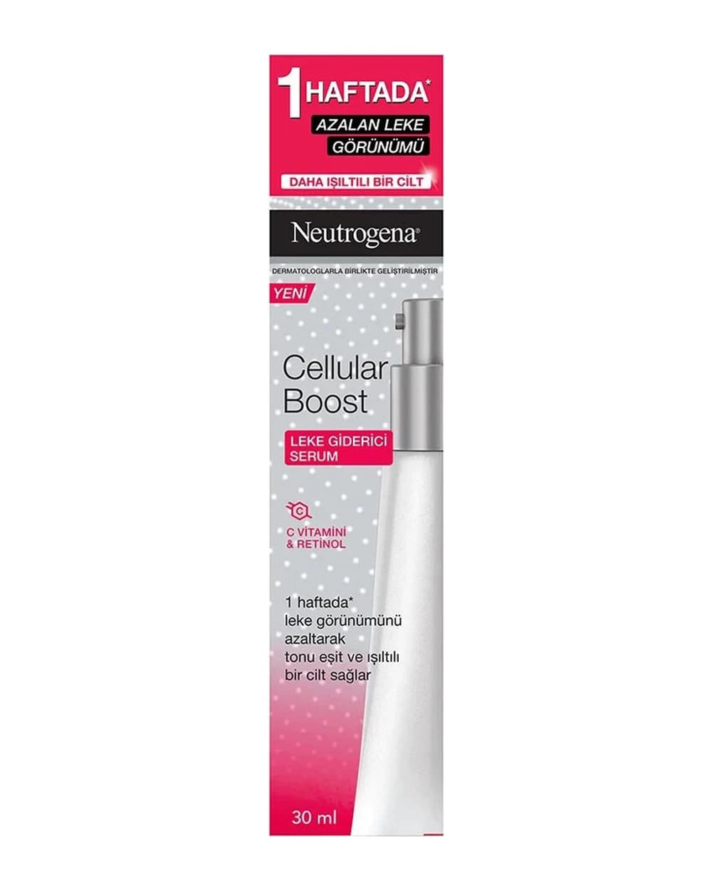 سرم ضد لک حاوی ویتامین سی Cellular Boost نوتروژینا 30ml