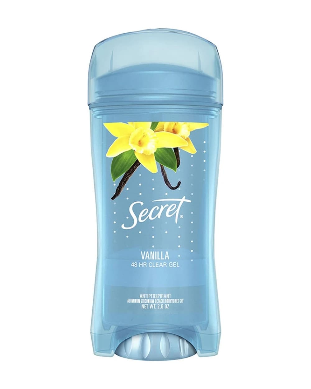 ژل شفاف ضد تعریق زنانه Vanilla سکرت 73gr