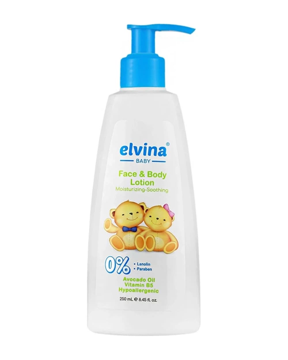 لوسیون صورت و بدن کودک الوینا 250ml