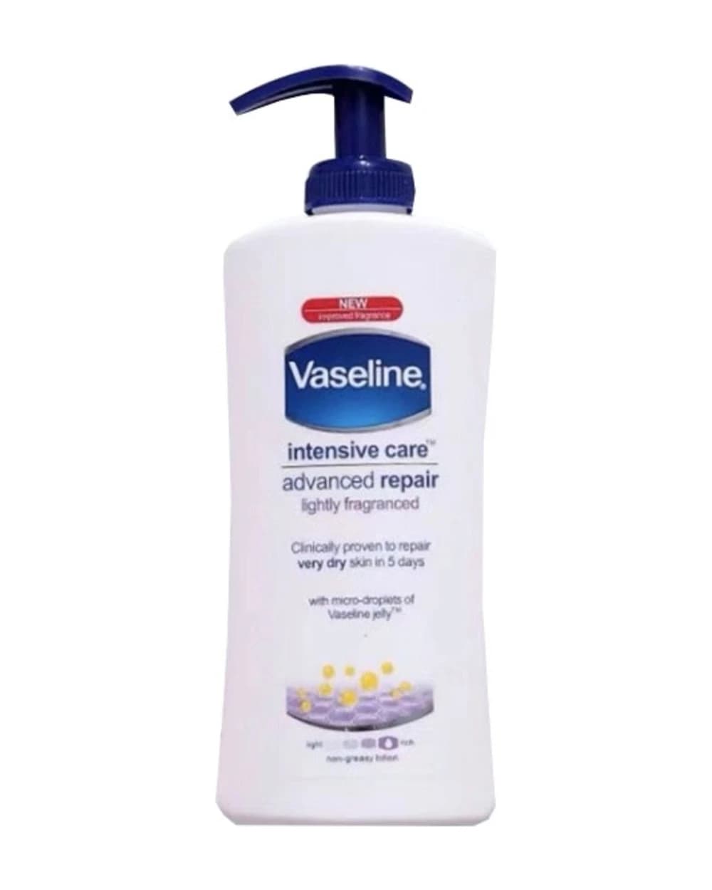 لوسیون بدن وازلین lightly fragranced