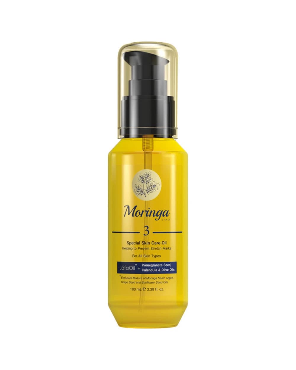روغن مراقبت از پوست مدل 3 مورینگا امو 100ml