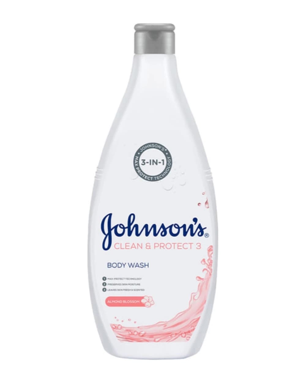 شامپو بدن عصاره شکوفه بادام Protect 3 جانسون 750ml