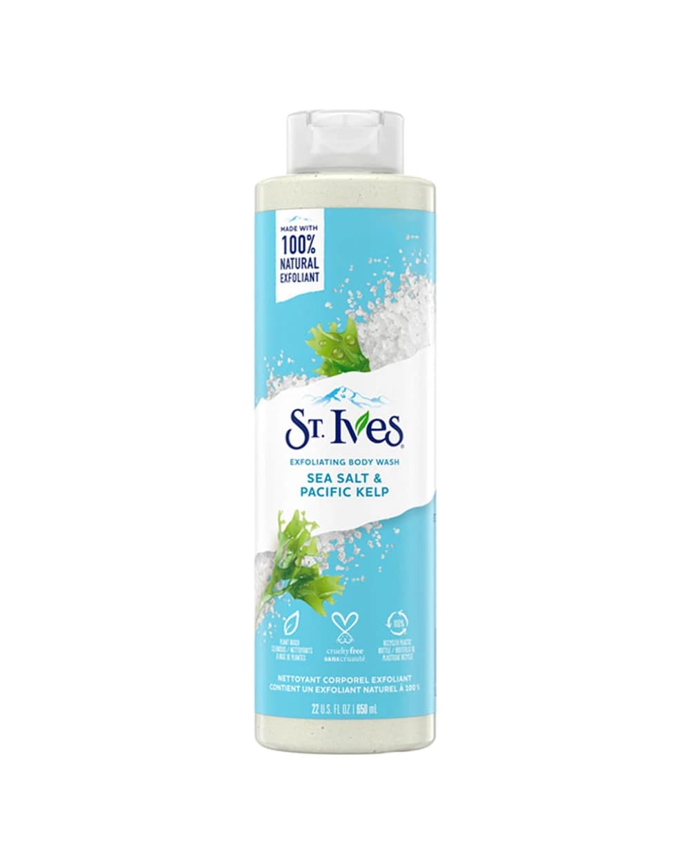 شامپو بدن اسکرابی نمک و جلبک دریایی سینت ایوز 650ml