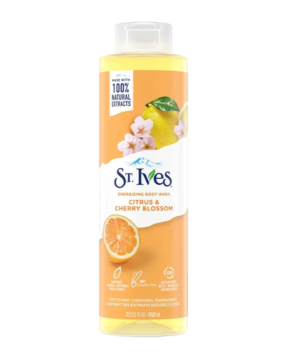 شامپو بدن مرکبات و شکوفه گیلاس سینت ایوز 650ml