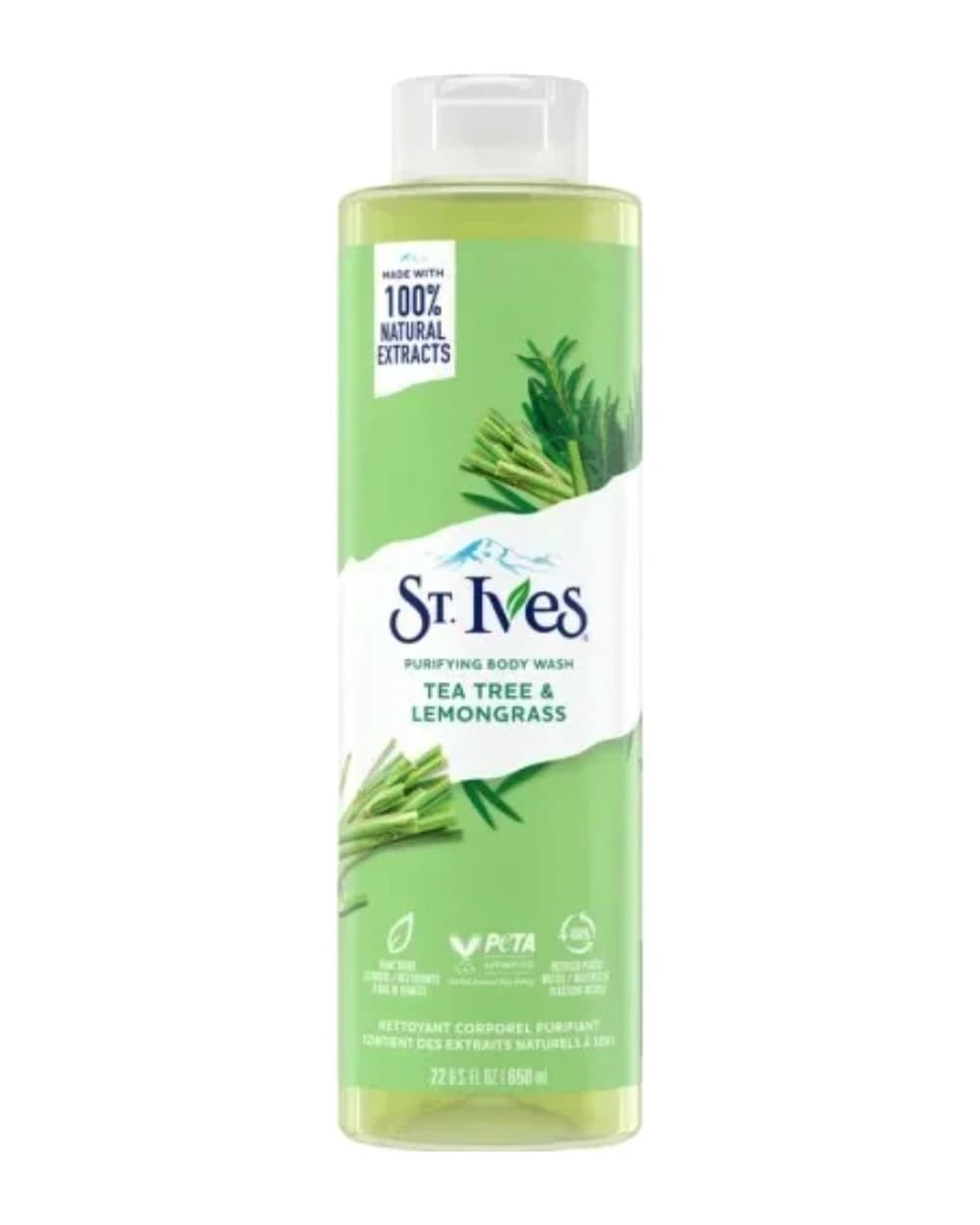 شامپو بدن چای سبز و گیاه لیمو سینت ایوز 650ml