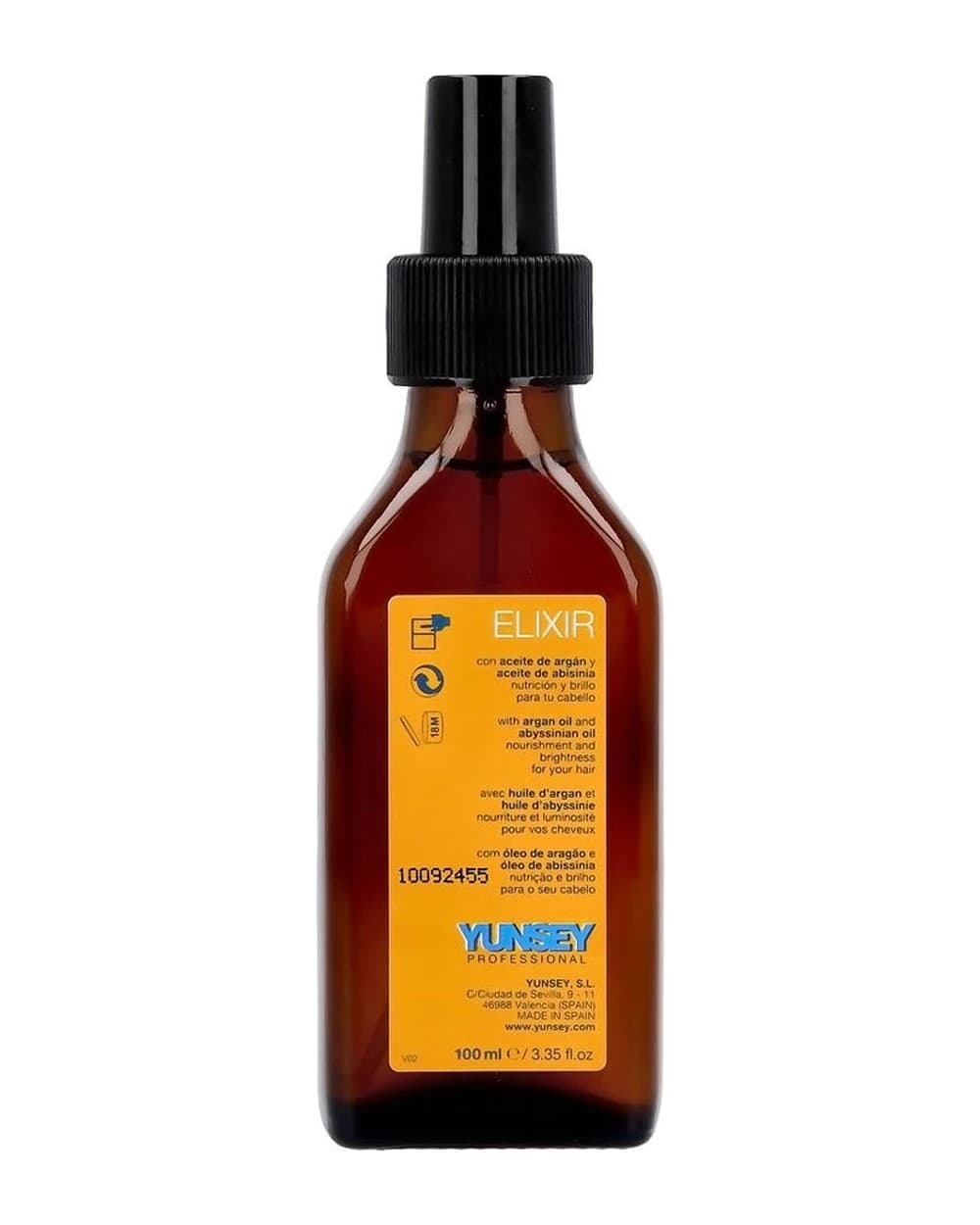 اسپری روغن آرگان Elixir یانسی 100ml