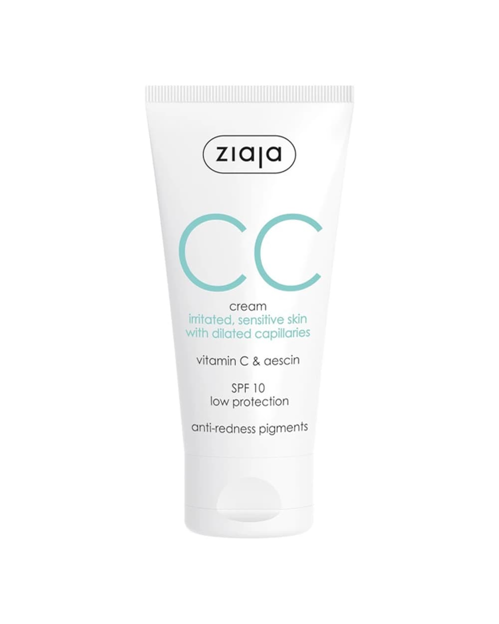 سی سی کرم پوست های حساس و شکننده SPF 10 ژایا 50ml