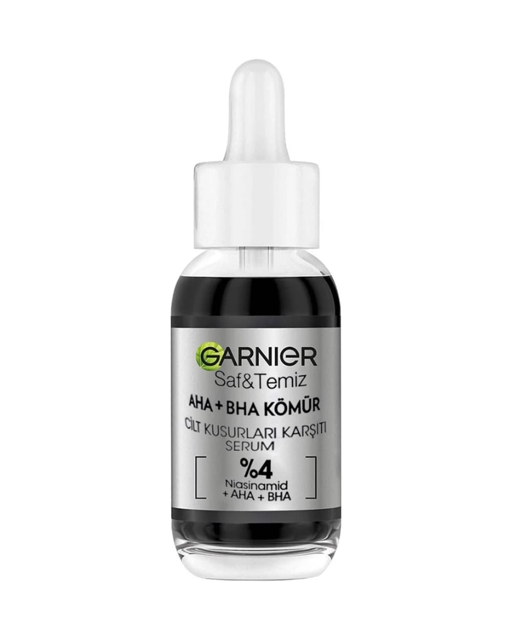 سرم لایه بردار زغال AHA+ BHA و نیاسینامید گارنیه 30ml