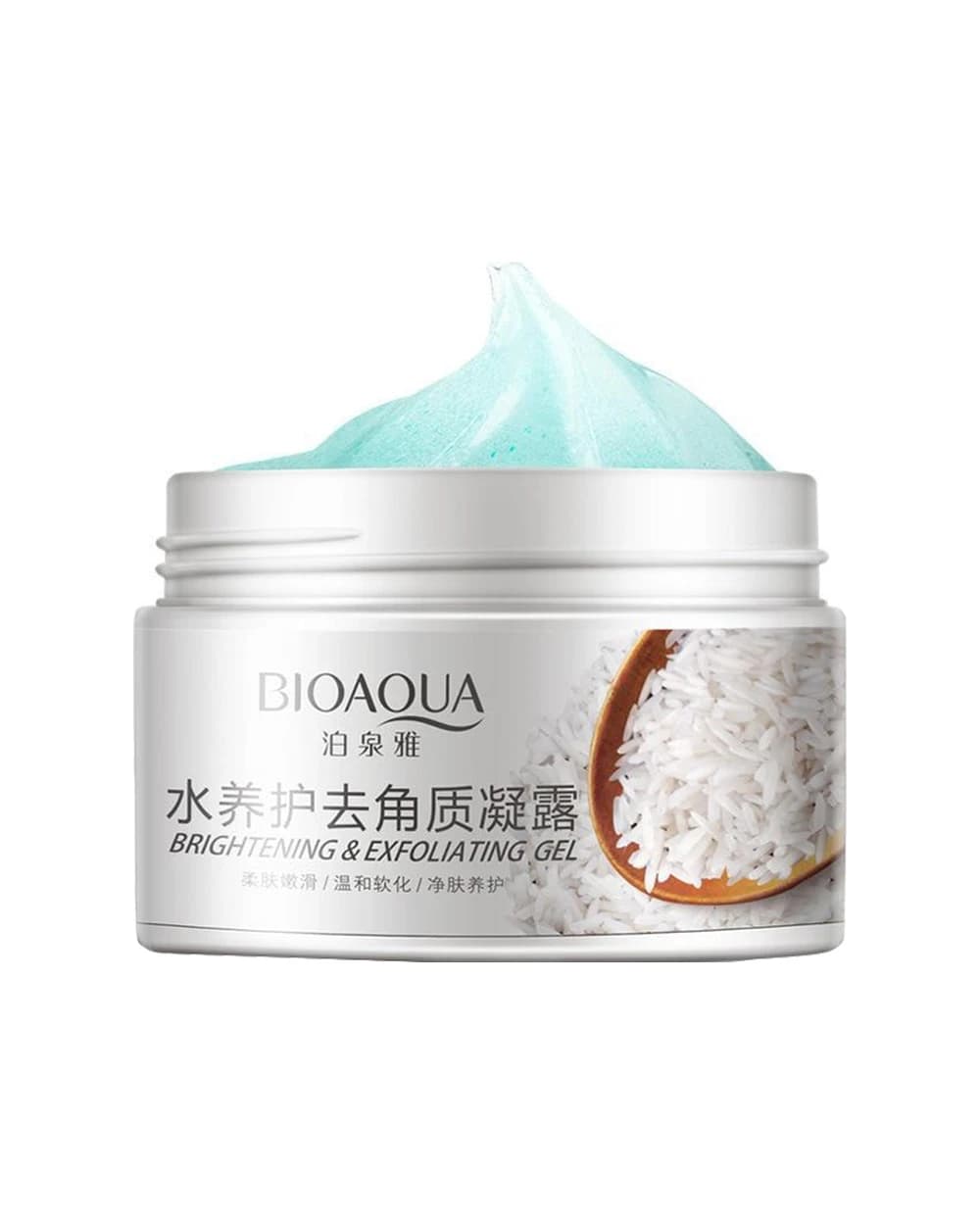 ژل لایه بردار صورت و بدن عصاره برنج بایوآکوا 140gr