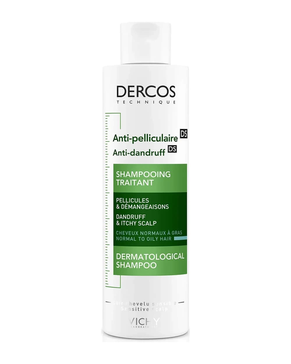 VICHY Dercos Anti-Dandruff Purifying Scalp Shampoo for Normal to Oily Hair 200ml