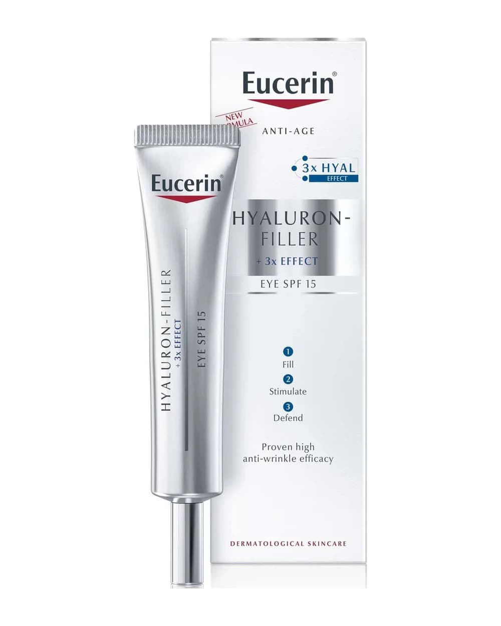 Eucerin® Anti-Age Hyaluron-Filler Eye Cream SPF 15 + protezione UVA (15ml)