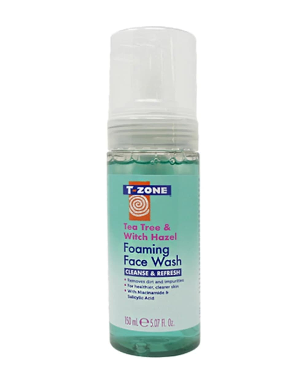فوم شستشو صورت تی زون حاوی روغن درخت چای 150ml
