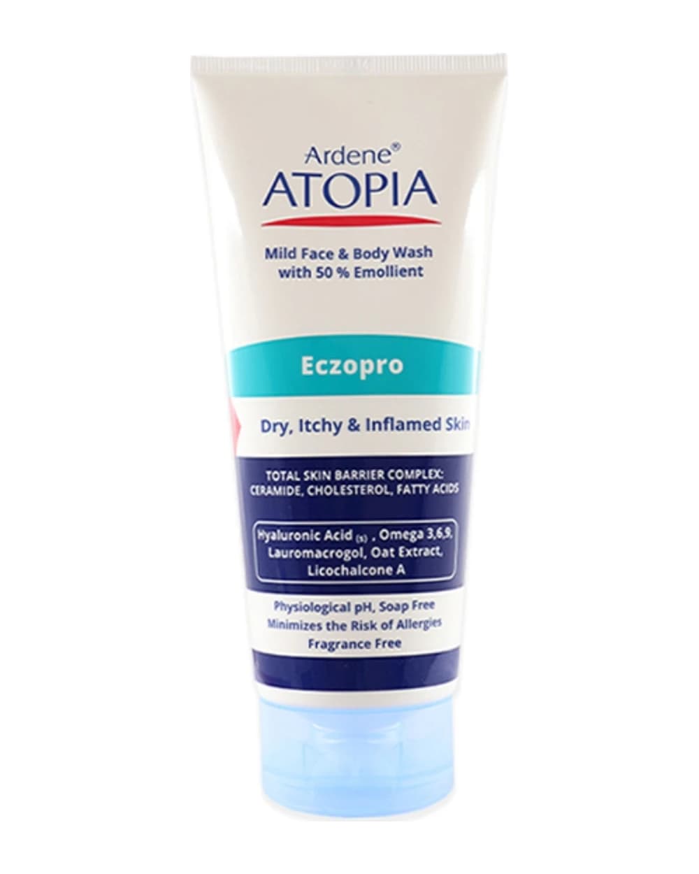 لوسیون شوینده ملایم صورت و بدن حاوی 50% روغن نرم کننده آردن آتوپیا 200ml