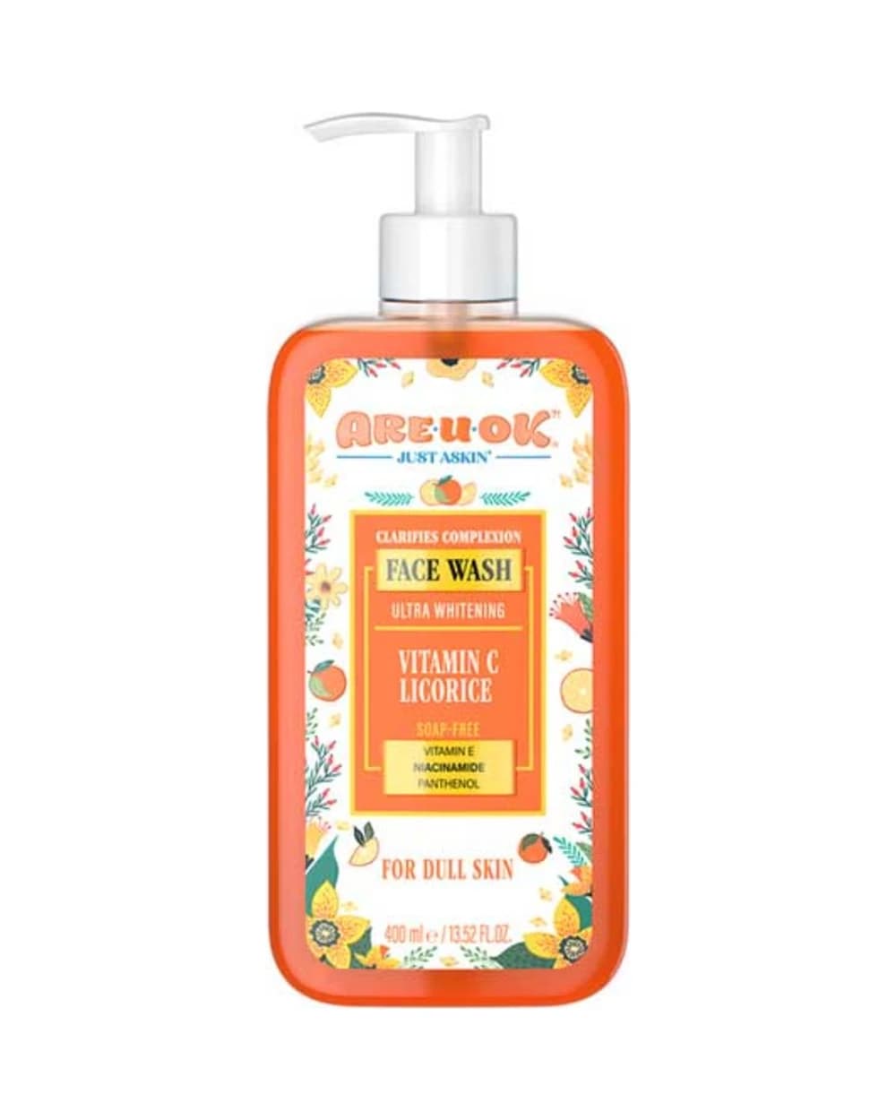 ژل شستشو روشن کننده آر یو اکی پوست کدر 400ml