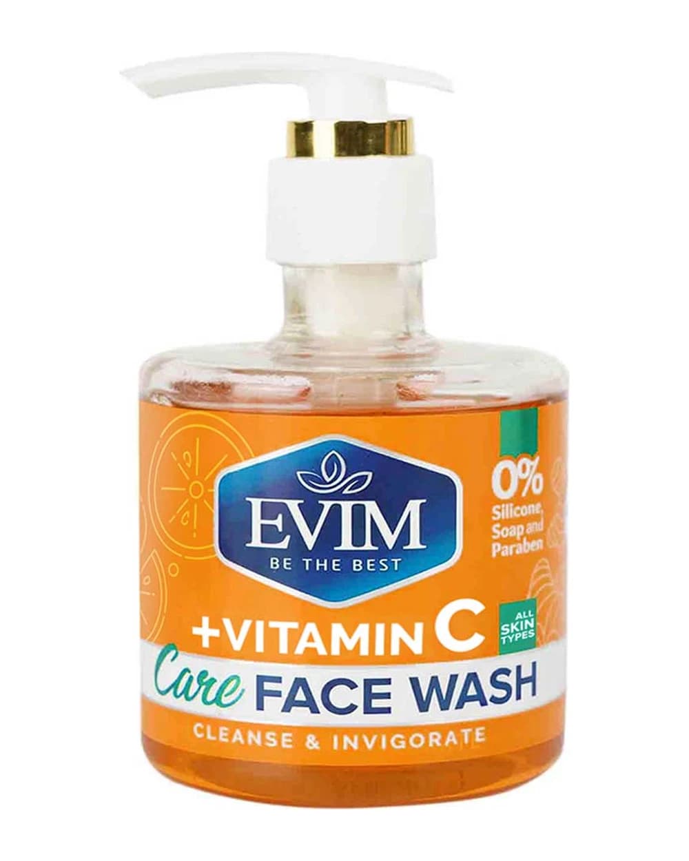 ژل شستشو صورت انواع پوست حاوی ویتامین C ایویم 250ml