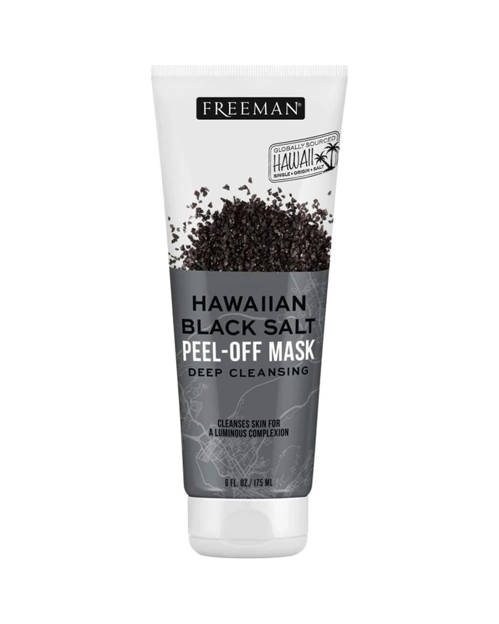 ماسک صورت پیل آف نمک سیاه هاوایی فریمن 175ml