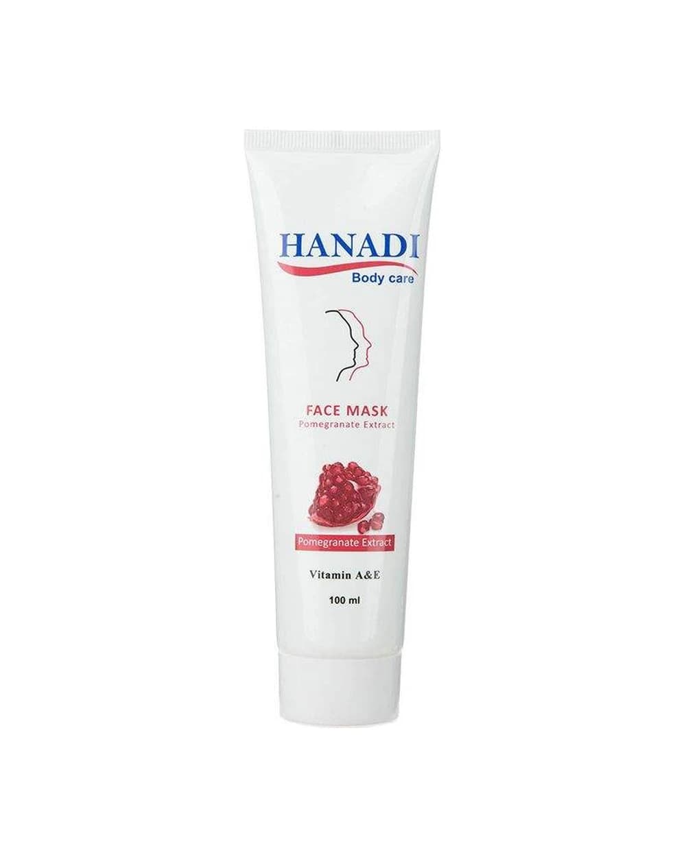 ماسک صورت عصاره انار هانادی 100ml