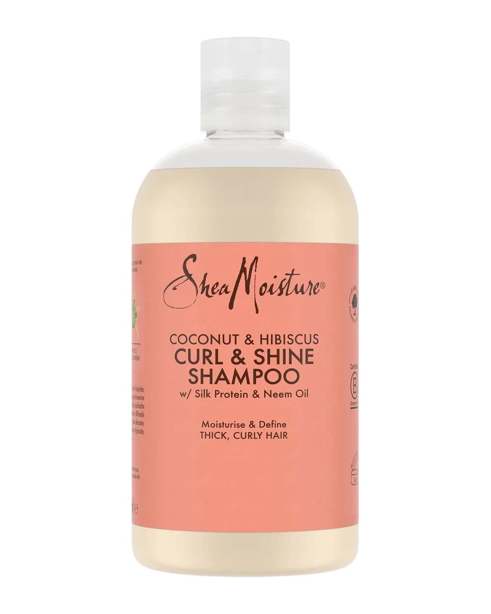 Shea Moisture Curl & Shine shampoo cocco e ibisco 379 ml