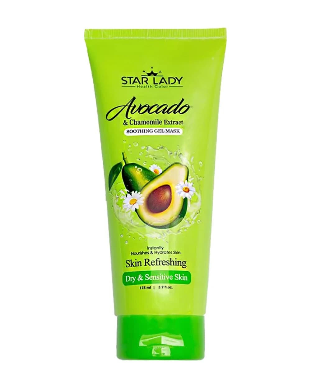 ژل ماسک صورت استار لیدی حاوی روغن آووکادو و عصاره بابونه 175ml