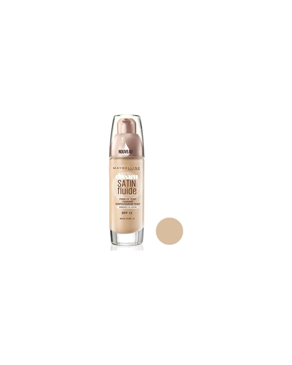 کرم پودر دریم ساتین فلوئید میبلین 30ml